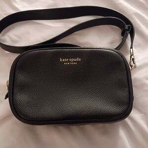Kate Spade Black Leather Crossbody Bag